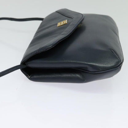 Givenchy Vintage 4G shoulder bag Leather, NAVY, LEATHER, Shoulder bag