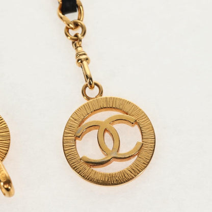 Chanel Vintage Multi-Chain Medallion Belt Metal and Leather, GOLD, METAL, Belts