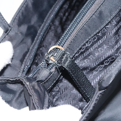 Prada Vintage Tote Nylon, BLACK, NYLON, Tote bag