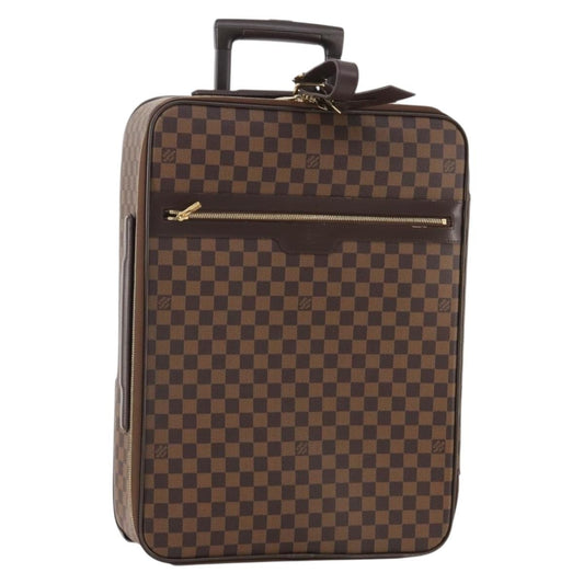 Louis Vuitton Pegase Luggage Damier, Brown, Canvas, Travel Bag