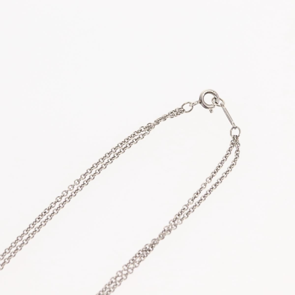 Tiffany & Co. Infinity Double Chain Pendant Necklace Silver, SILVER, SILVER, Necklace