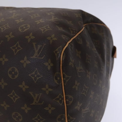 Louis Vuitton Keepall Bag Monogram Canvas, BROWN, CANVAS, Travel bag