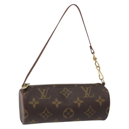 Louis Vuitton Papillon Pochette Monogram Canvas, BROWN, CANVAS, Handbag