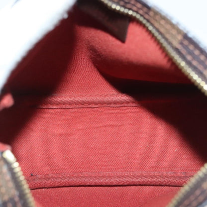 Louis Vuitton Trousse Make Up Bag Damier, BROWN, CANVAS, Clutche & pouche