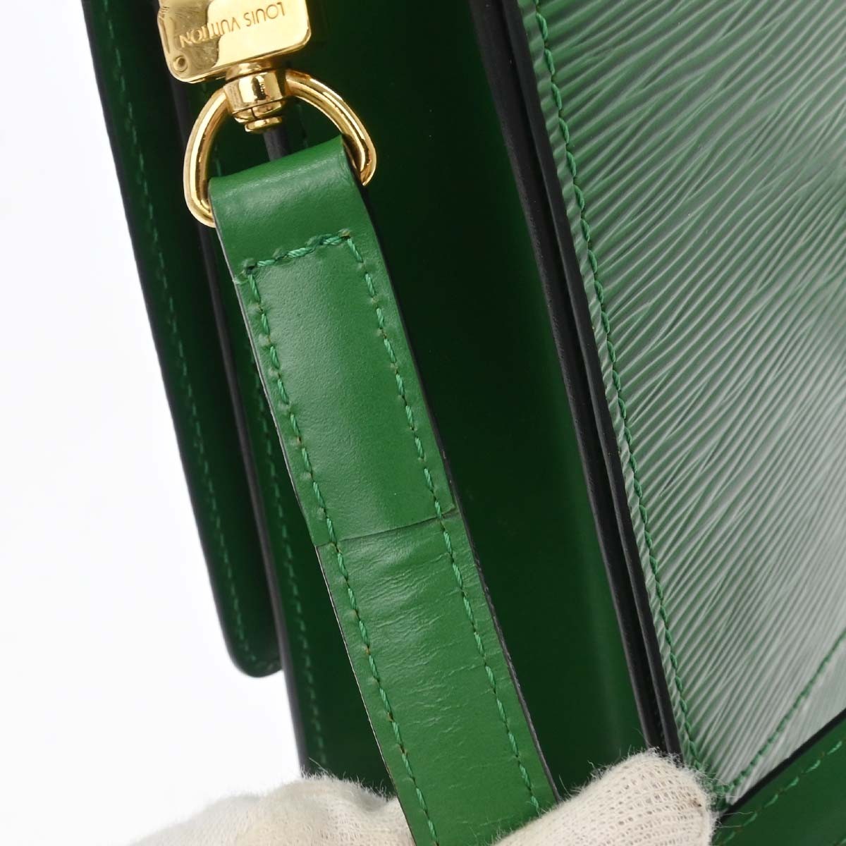 Louis Vuitton Grenelle Shoulder Bag Epi Leather, Green, Leather, Shoulder Bag