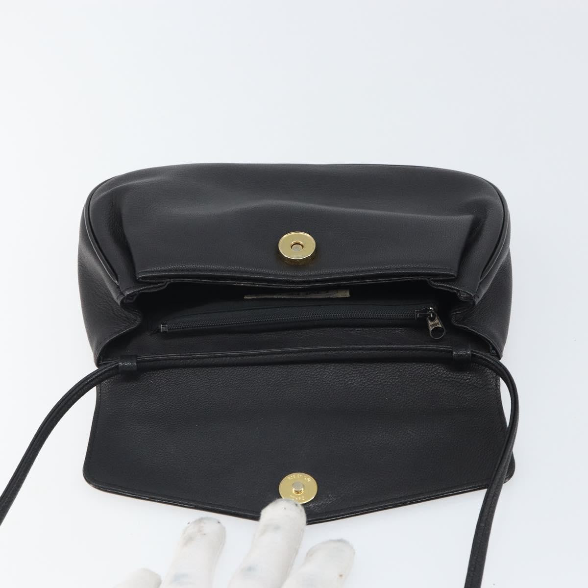Givenchy Vintage 4G shoulder bag Leather, BLACK, LEATHER, Shoulder bag