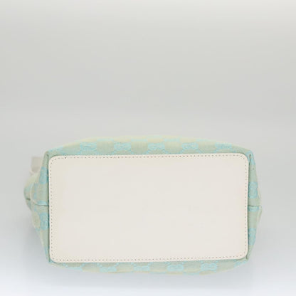 Gucci Vintage Bucket Shopping Tote GG Canvas, BLUE, CANVAS, Tote bag