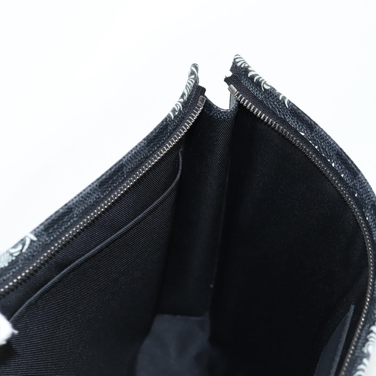 Louis Vuitton Pochette Voyage Limited Edition Nemeth Damier Graphite, Black, Canvas, Clutch