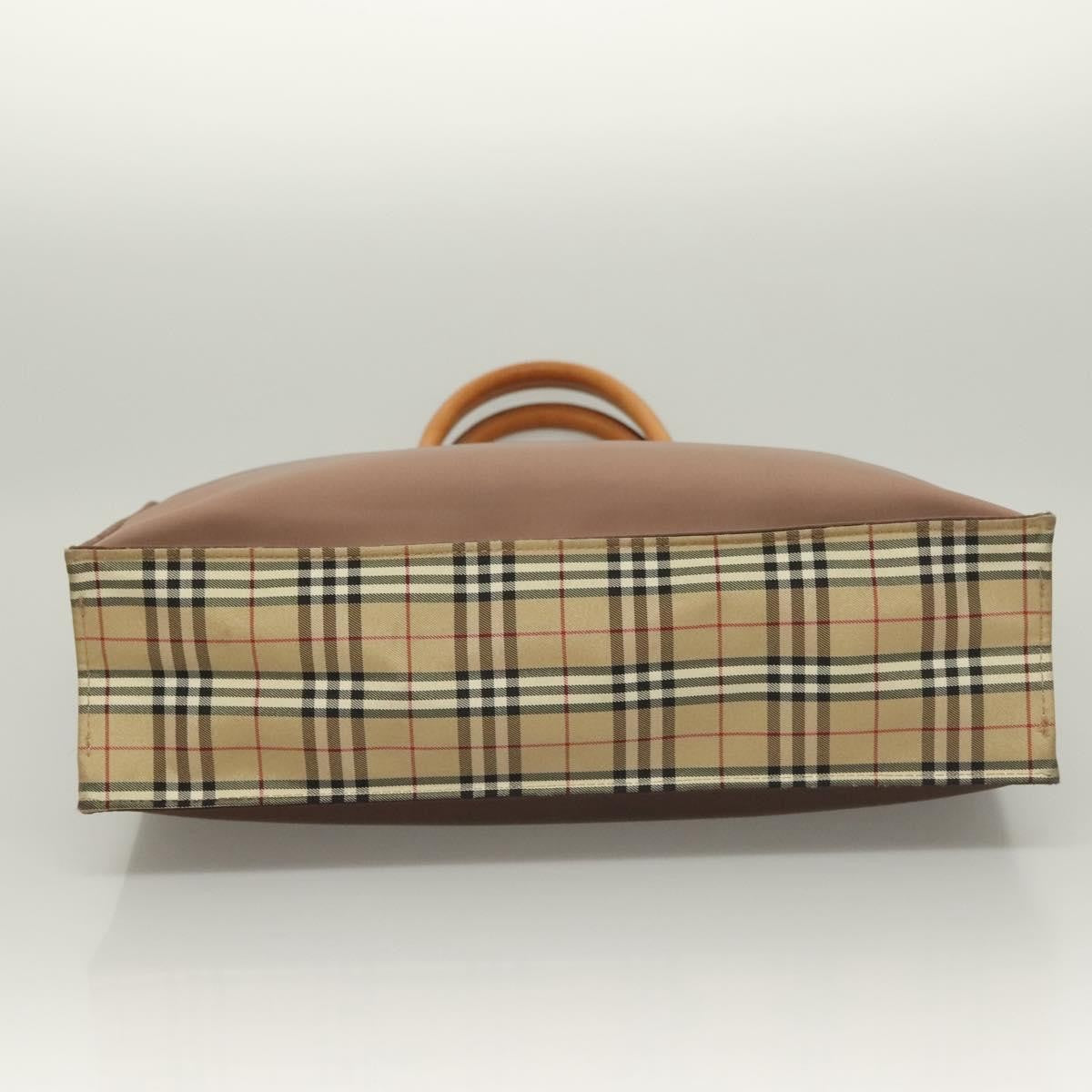Burberry Nova Check Tote Nylon, BROWN, NYLON, Tote bag