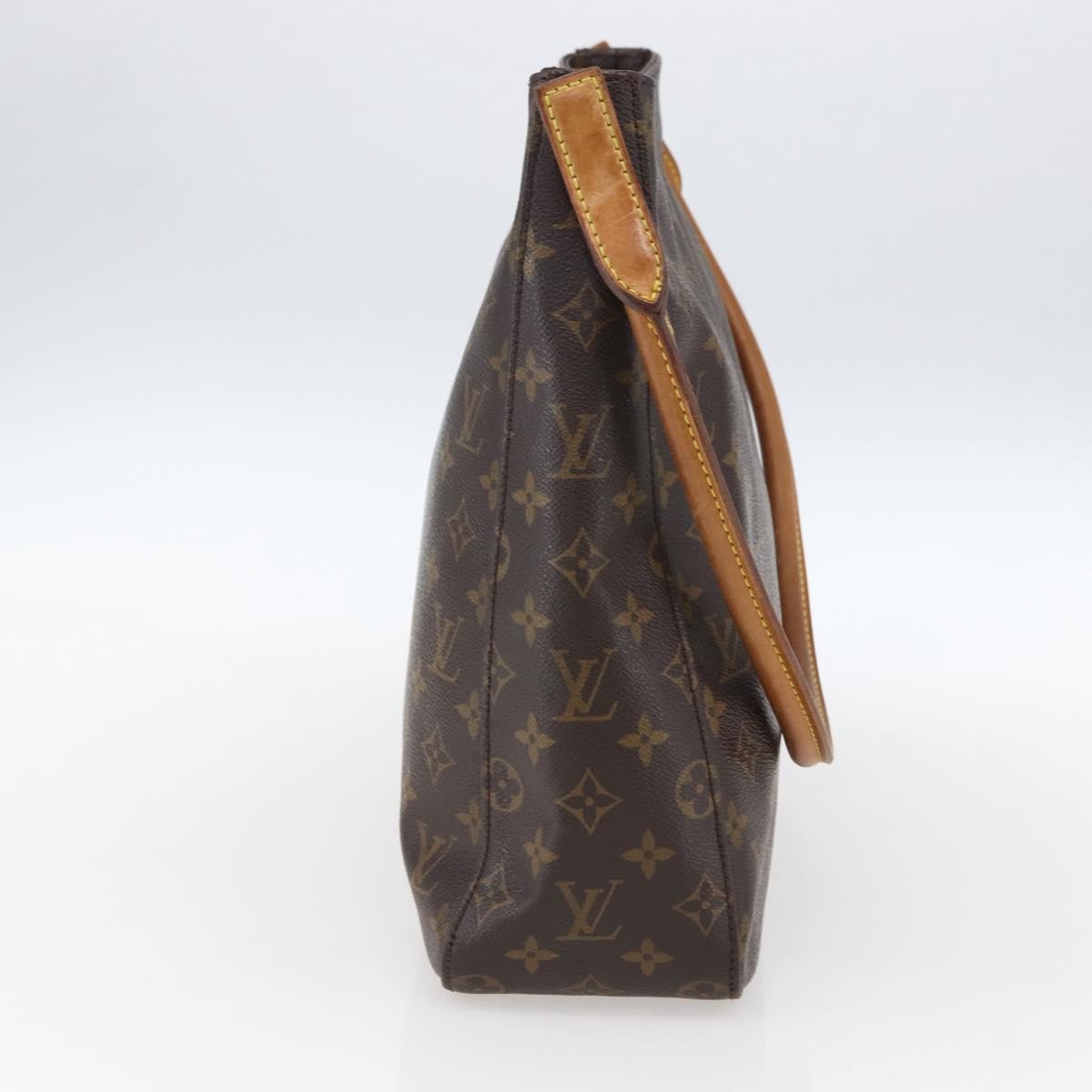 Louis Vuitton Looping Handbag Monogram Canvas, BROWN, CANVAS, Shoulder bag