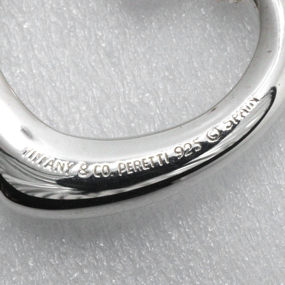 Tiffany & Co. Elsa Peretti Open Heart Pendant Necklace Sterling Silver, SILVER, SILVER, Necklace