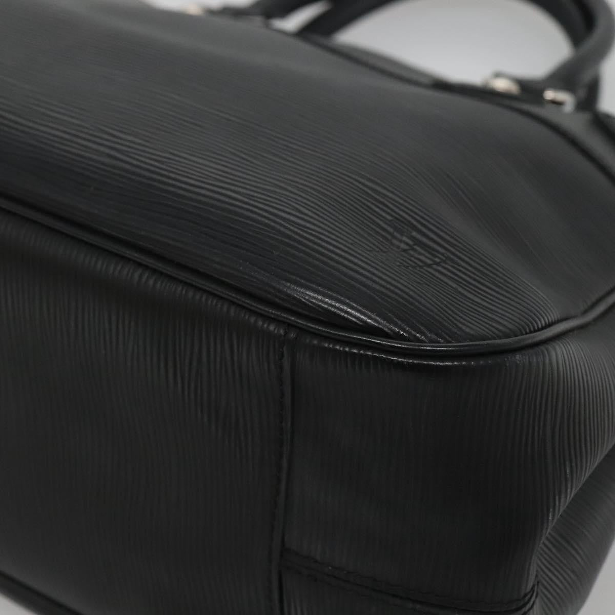 Louis Vuitton Passy Tote Epi Leather, BLACK, LEATHER, Tote bag