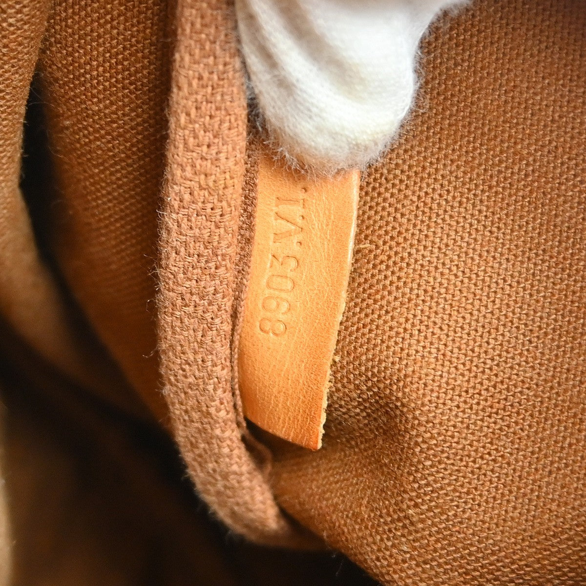 Louis Vuitton Saumur Handbag Monogram Canvas, Brown, Canvas, Shoulder Bag