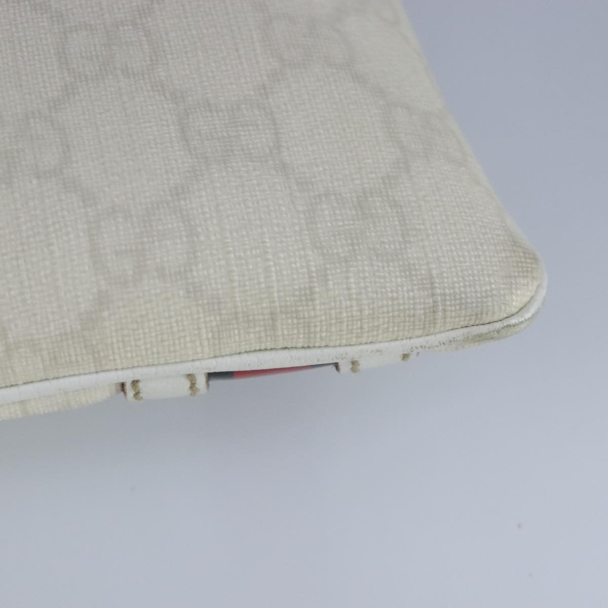 Gucci Sherry line shoulder bag Canvas, White, PVC, Shoulder Bag