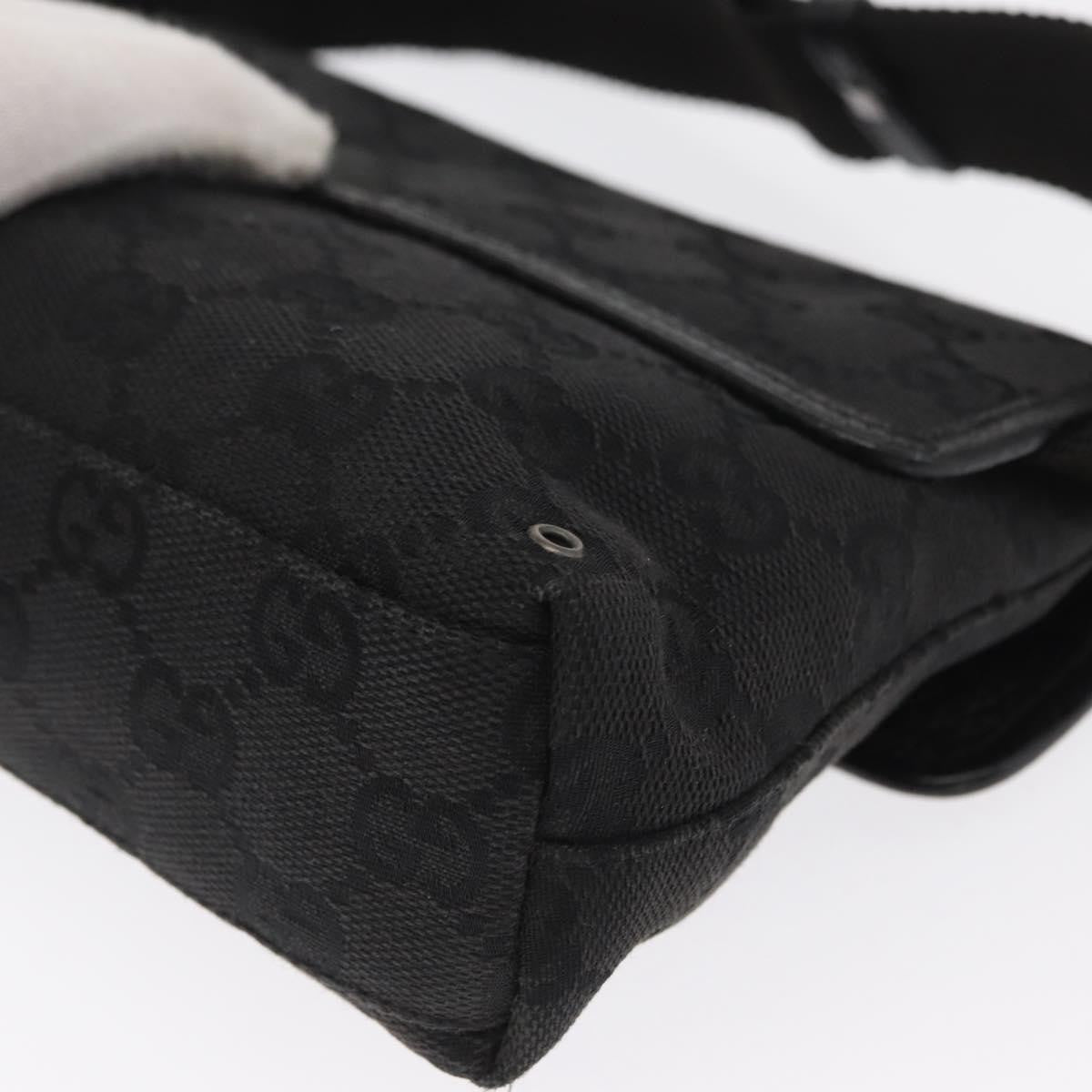 Gucci Vintage Jackie Waist Bag GG Canvas, BLACK, CANVAS, Shoulder bag