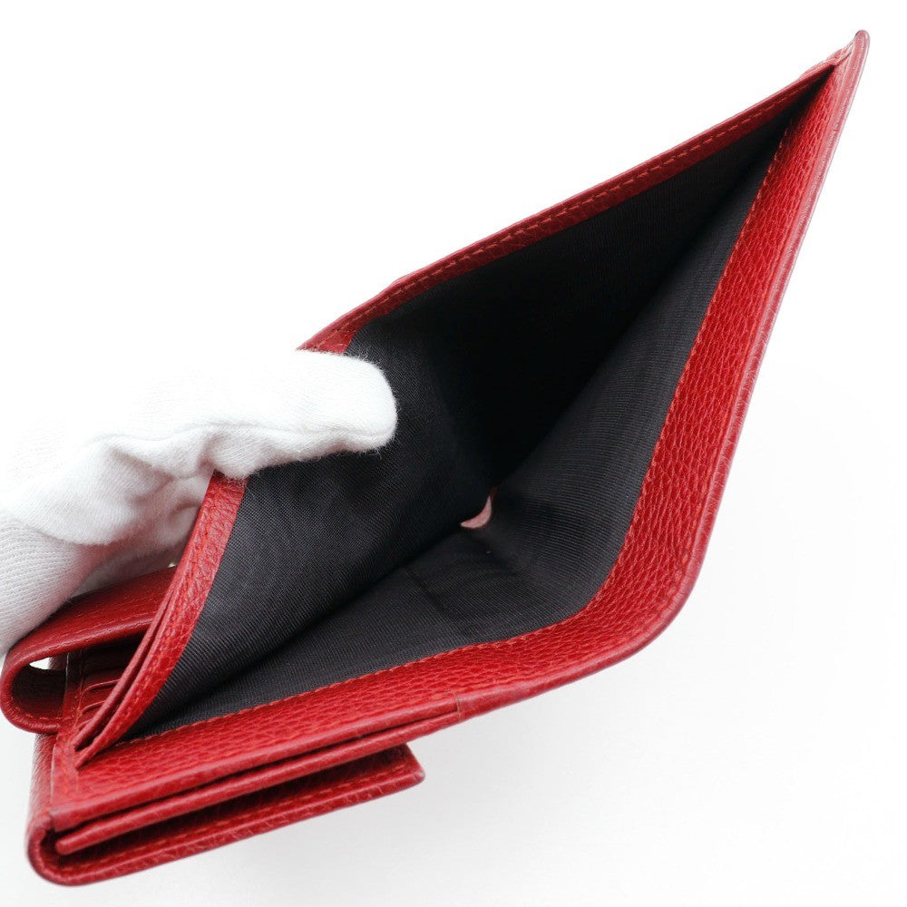 Gucci GG Marmont Bifold Wallet Leather, RED, LEATHER, Wallets