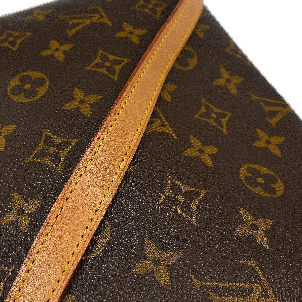 Louis Vuitton Musette Tango Handbag Monogram Canvas, Brown, Canvas, Shoulder Bag