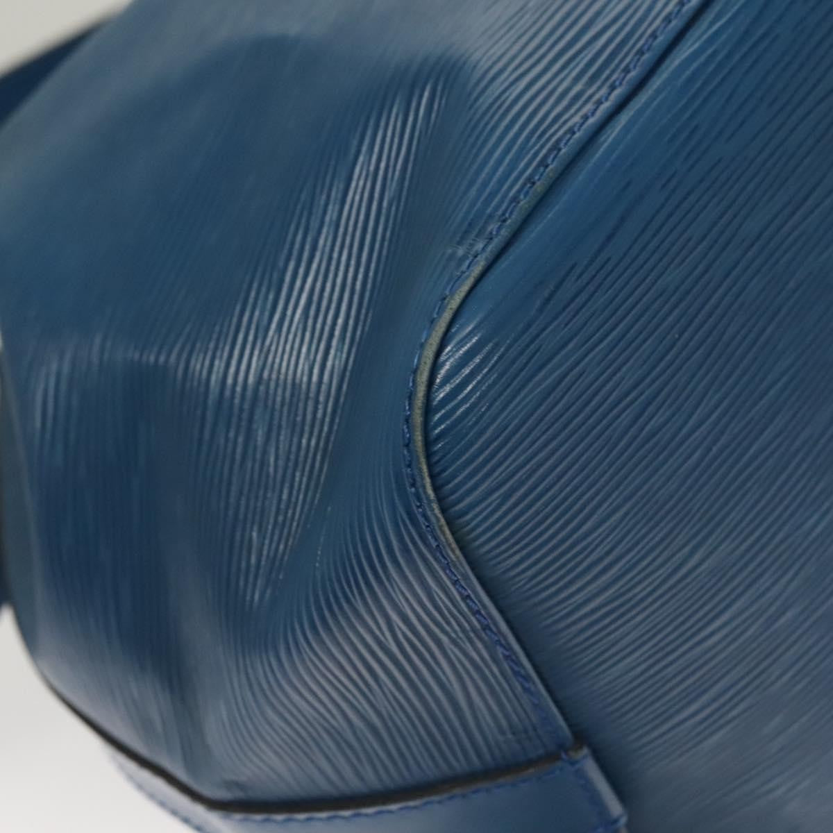 Louis Vuitton Petit Noe Handbag Epi Leather, BLUE, LEATHER, Handbag