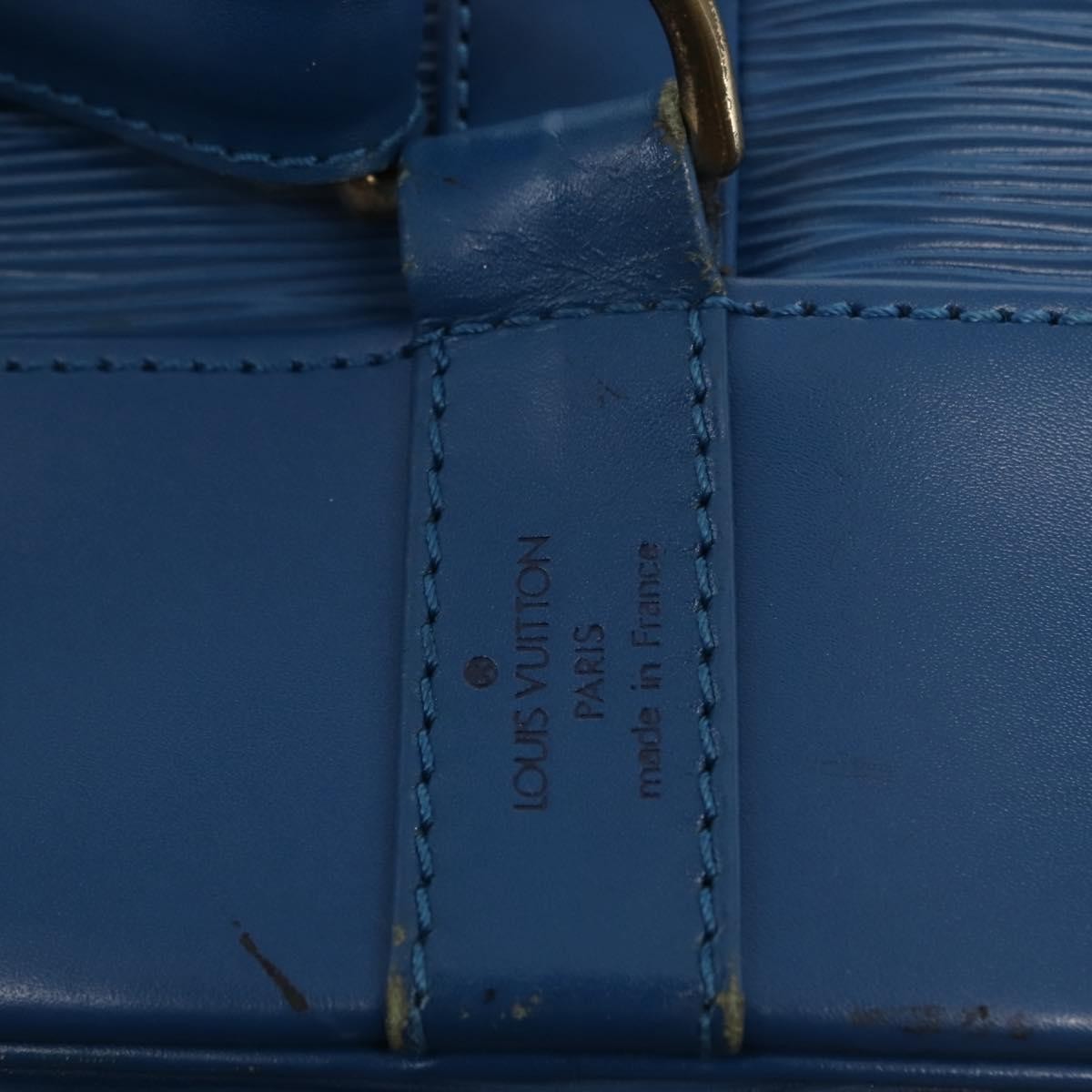 Louis Vuitton Randonnee Backpack Epi Leather, BLUE, LEATHER, Backpack