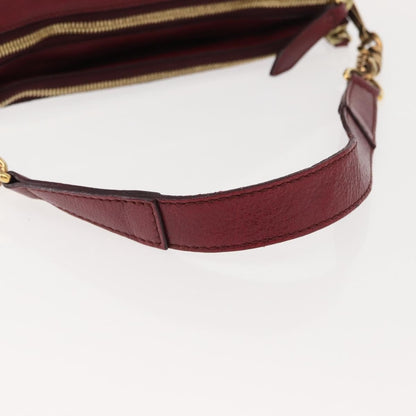 Burberry Shoulder Bag Leather, RED, LEATHER, Shoulder bag