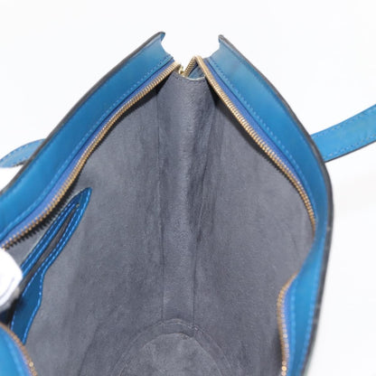 Louis Vuitton Saint Jacques Handbag Epi Leather, BLUE, LEATHER, Shoulder bag