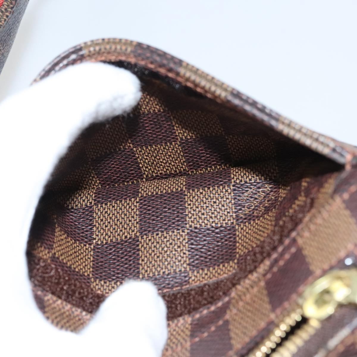 Louis Vuitton Geronimos Waist Bag Damier, BROWN, CANVAS, Shoulder bag