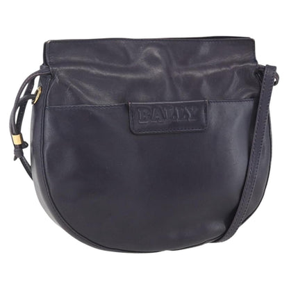Bally Vintage Shoulder Bag Leather, PURPLE, LEATHER, Shoulder bag