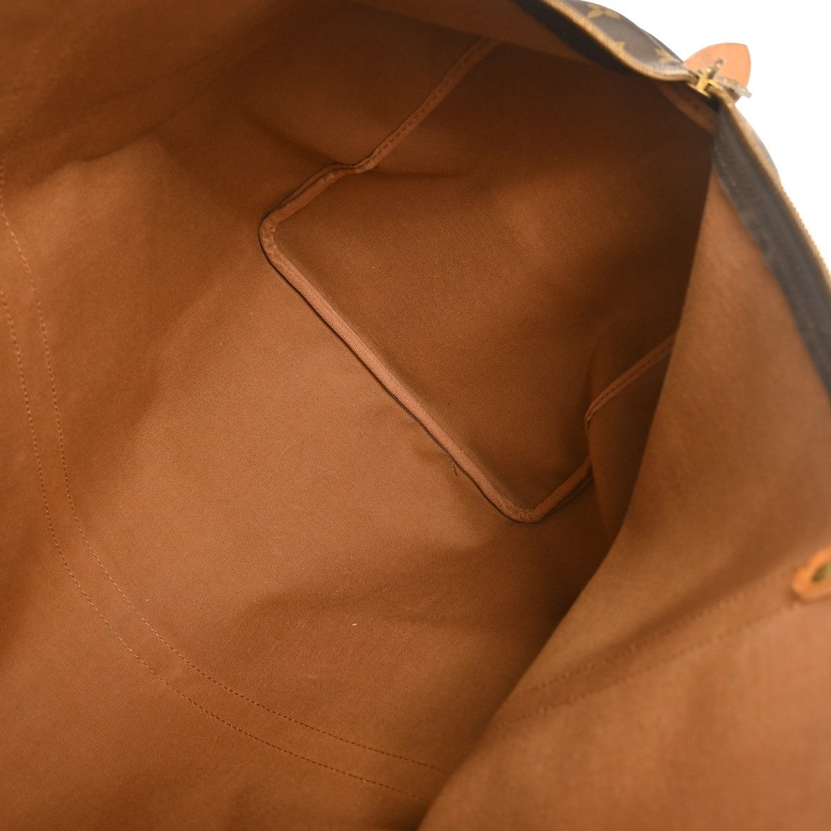 Louis Vuitton Keepall Bag Monogram Canvas, BROWN, CANVAS, Travel bag