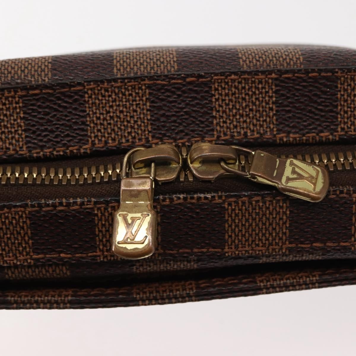 Louis Vuitton Geronimos Waist Bag Damier, BROWN, CANVAS, Shoulder bag