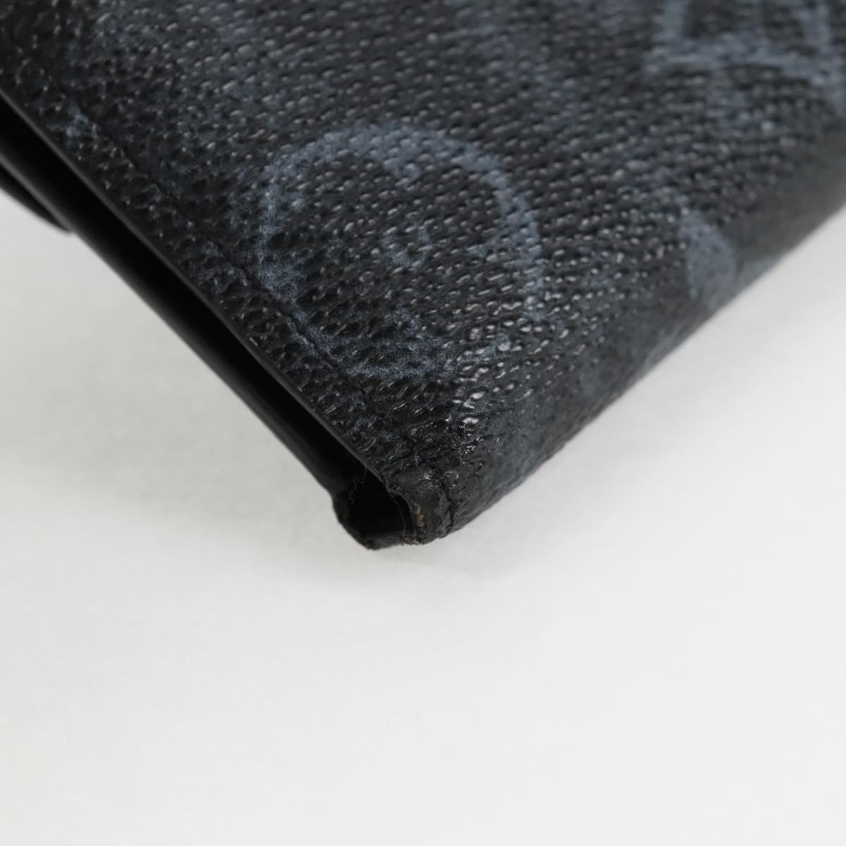 Louis Vuitton Cross Card Holder Limited Edition Monogram Pastel Noir, BLACK, CANVAS, Clutche & pouche