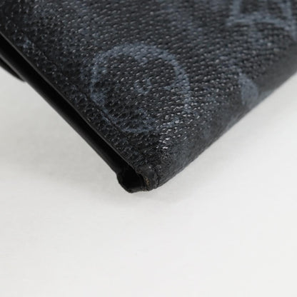 Louis Vuitton Cross Card Holder Limited Edition Monogram Pastel Noir, BLACK, CANVAS, Clutche & pouche