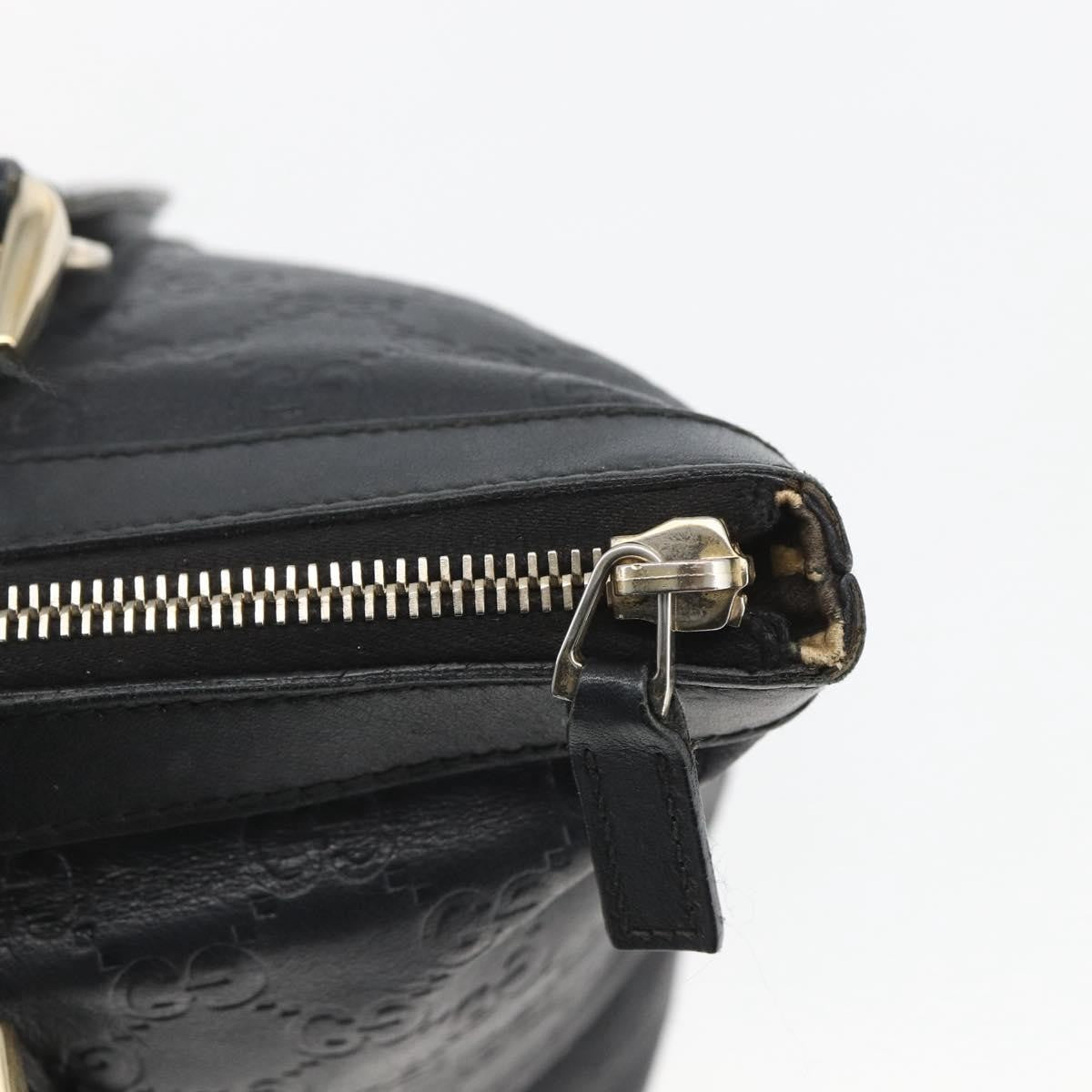Gucci Abbey Zip Tote Guccissima, BLACK, CANVAS, Tote bag