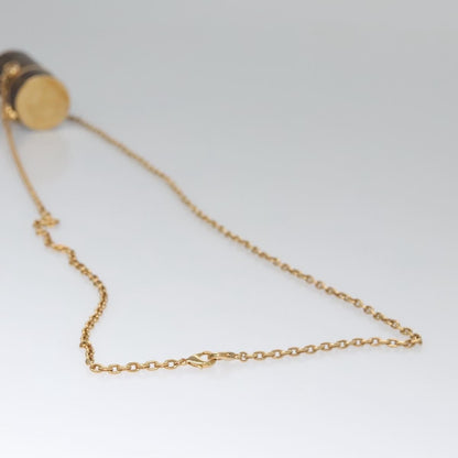 Louis Vuitton Lipstick Case on Chain Monogram Canvas, BROWN, CANVAS, Clutche & pouche