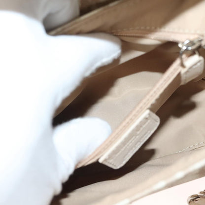 Christian Dior Vintage Trotter Romantique Flap Bag Diorissimo Coated Canvas, BEIGE, CANVAS, Handbag