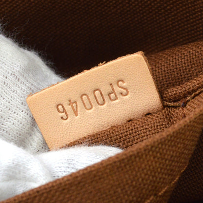 Louis Vuitton Lockit Handbag Monogram Canvas, BROWN, CANVAS, Tote bag