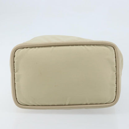 Celine Handbag Nylon, BEIGE, NYLON, Handbag