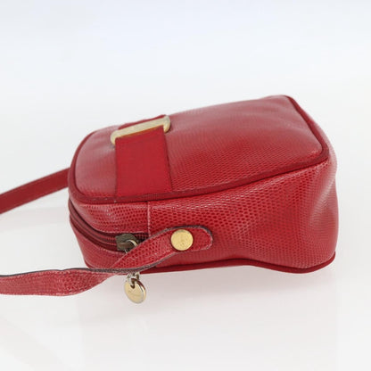 Salvatore Ferragamo Vara Bow camera Shoulder Bag Leather, RED, LEATHER, Shoulder bag