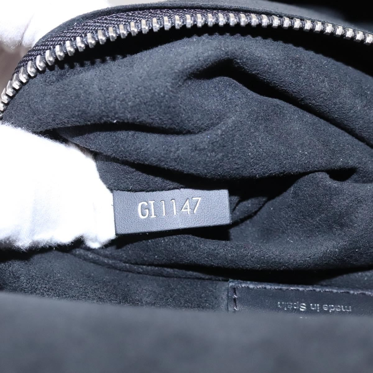 Louis Vuitton Harrington Messenger Bag Epi Leather, BLACK, LEATHER, Crossbody bag