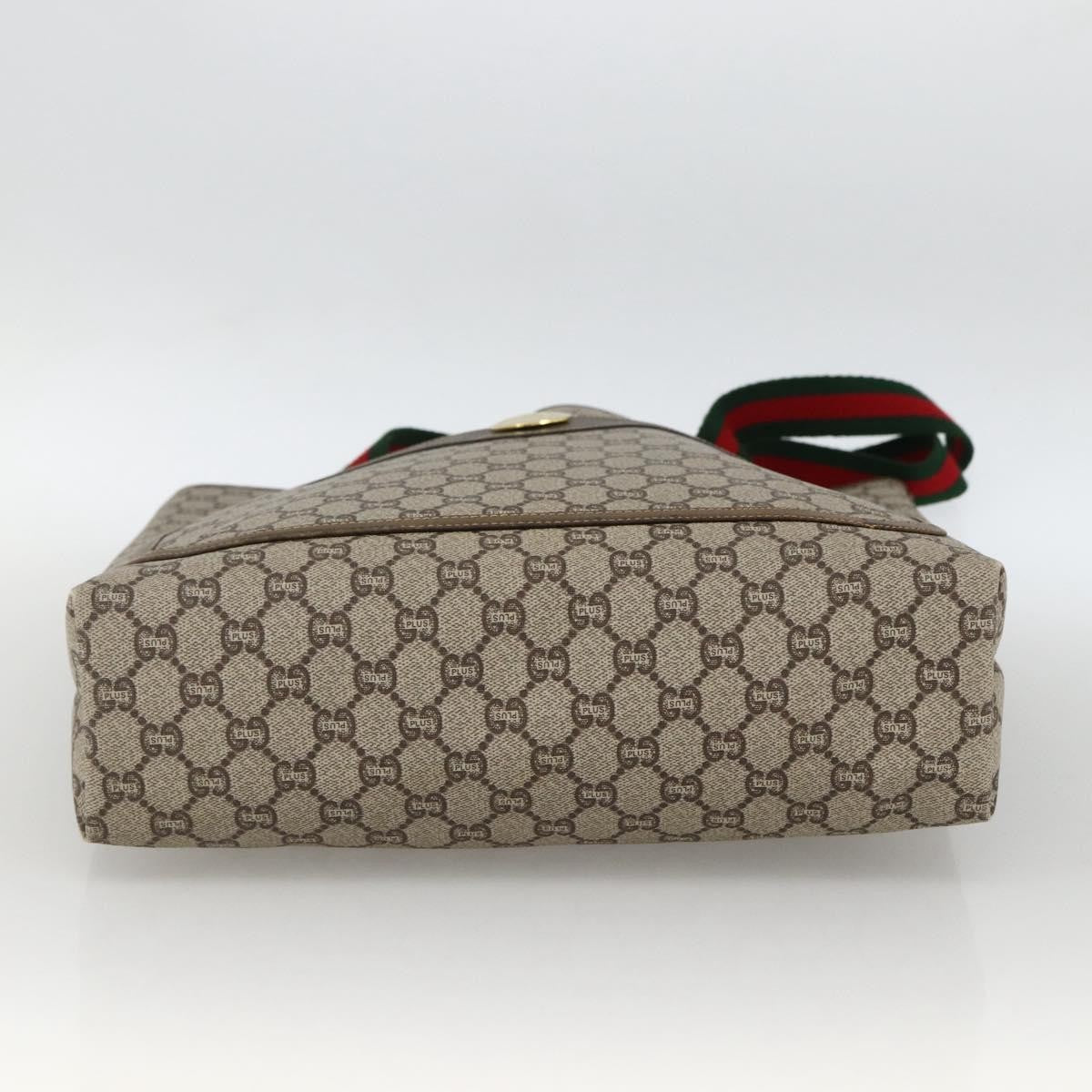Gucci Ophidia Front Pocket Shopper Tote GG Coated Canvas, Beige, Canvas, Tote Bag