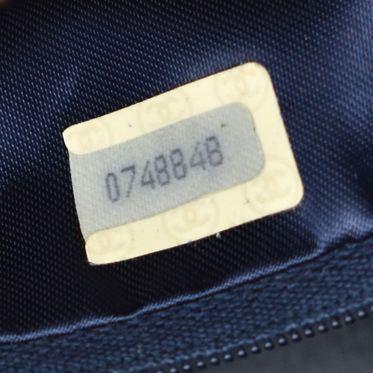 Chanel Vintage Diamond CC Barrel Bag Quilted Leather, BLUE, LEATHER, Shoulder bag