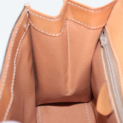 Celine Vintage Macadam Handbag Macadam, BROWN, CANVAS, Handbag