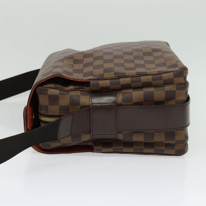 Louis Vuitton Naviglio Handbag Damier, BROWN, CANVAS, Shoulder bag