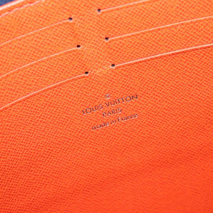 Louis Vuitton Pochette Voyage Epi Leather with Damier Graphite, BLUE, LEATHER, Clutche & pouche