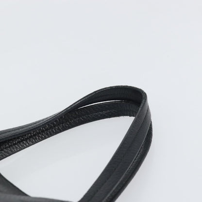 Salvatore Ferragamo Gancini Tote Leather, BLACK, LEATHER, Tote bag