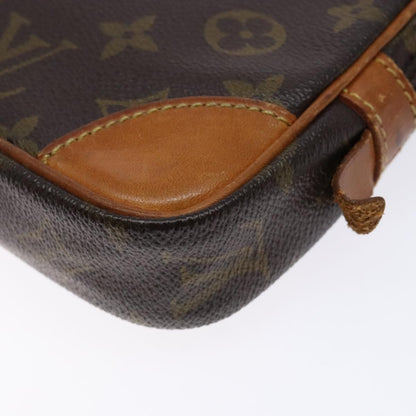 Louis Vuitton Marly Dragonne Clutch Monogram Canvas, BROWN, CANVAS, Clutche & pouche