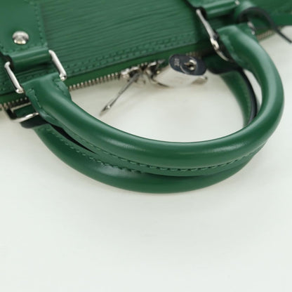 Louis Vuitton Alma Handbag Epi Leather, Green, Leather, Handbag