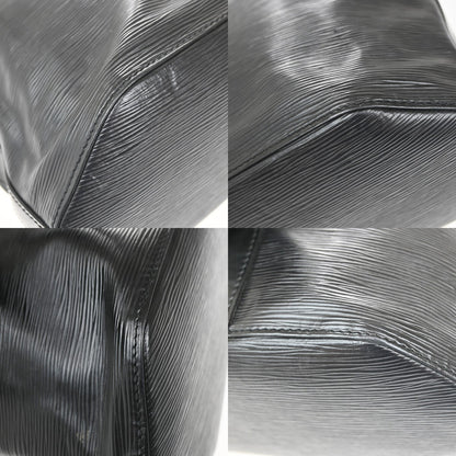 Louis Vuitton Vintage Sac d'Epaule Handbag Epi Leather, BLACK, LEATHER, Handbag