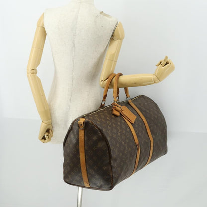 Louis Vuitton Keepall Bag Monogram Canvas, Brown, Canvas, Travel Bag