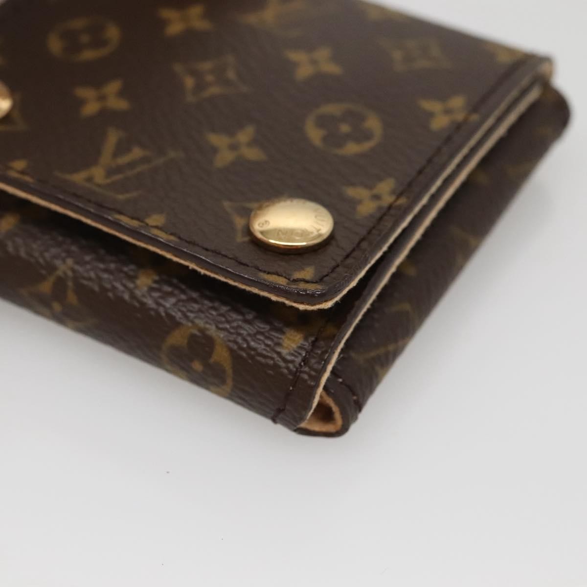 Louis Vuitton CASE JEWELRY BOX Canvas, BROWN, CANVAS, Wallets