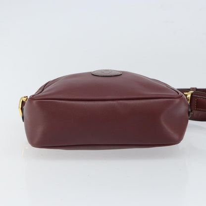 cartier Must de Cartier Shoulder Bag Leather, BURGUNDY, LEATHER, Shoulder bag